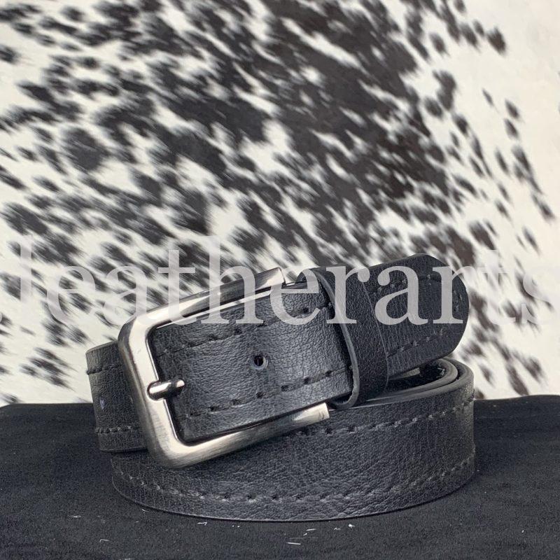 Fancy Dual Thread Cow Leather Belt