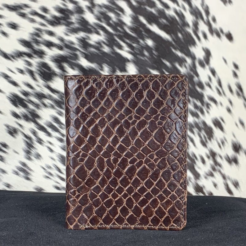 Snake Skin Leather Wallet