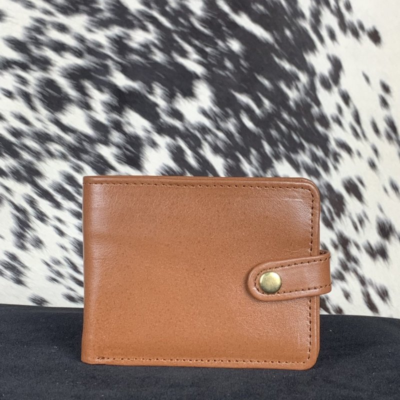 Cowhide Leather Bifold Wallet